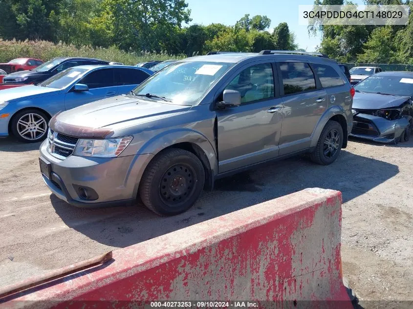 2012 Dodge Journey Crew VIN: 3C4PDDDG4CT148029 Lot: 40273253