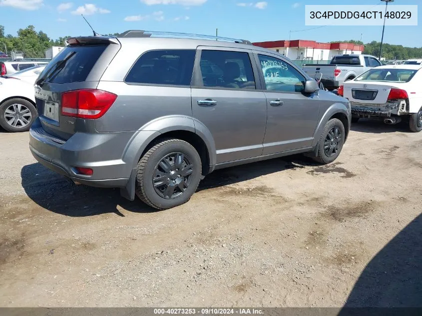 2012 Dodge Journey Crew VIN: 3C4PDDDG4CT148029 Lot: 40273253