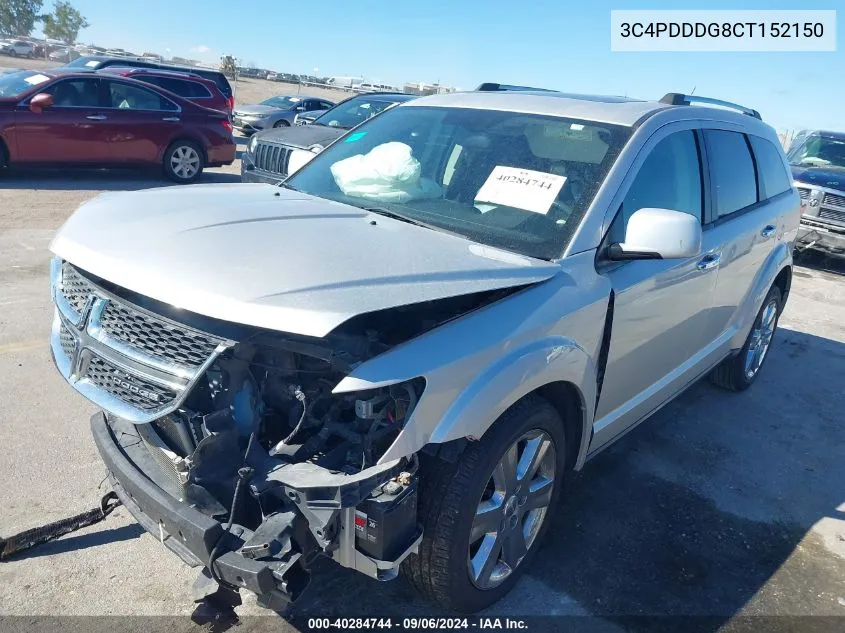 3C4PDDDG8CT152150 2012 Dodge Journey Crew