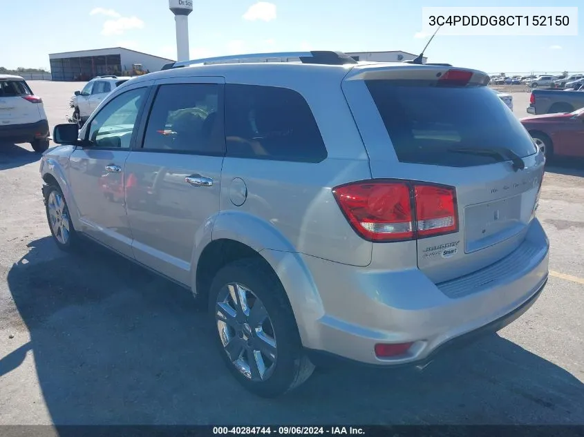 3C4PDDDG8CT152150 2012 Dodge Journey Crew