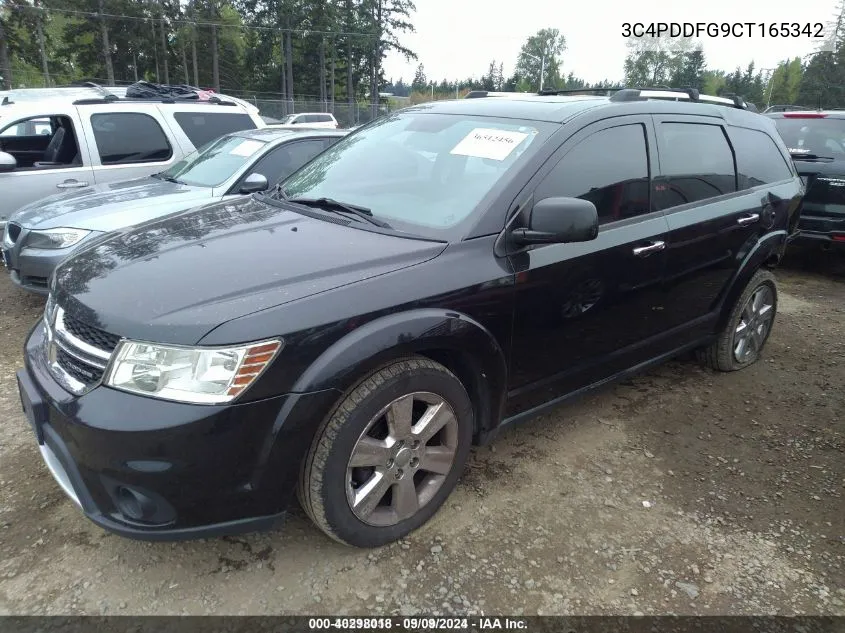 2012 Dodge Journey R/T VIN: 3C4PDDFG9CT165342 Lot: 40298018