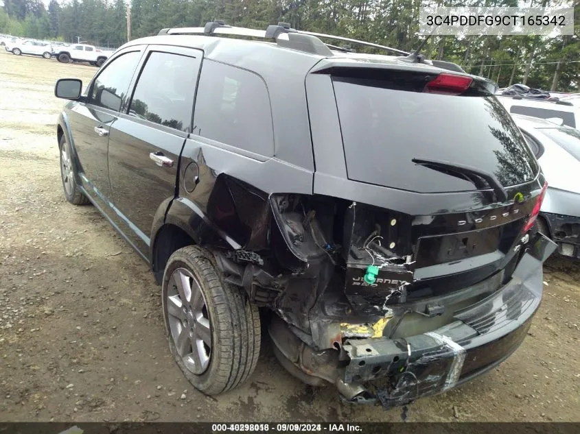 2012 Dodge Journey R/T VIN: 3C4PDDFG9CT165342 Lot: 40298018