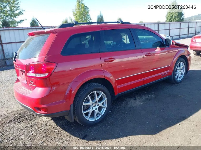 2012 Dodge Journey R/T Rallye VIN: 3C4PDDEG5CT263446 Lot: 40346686