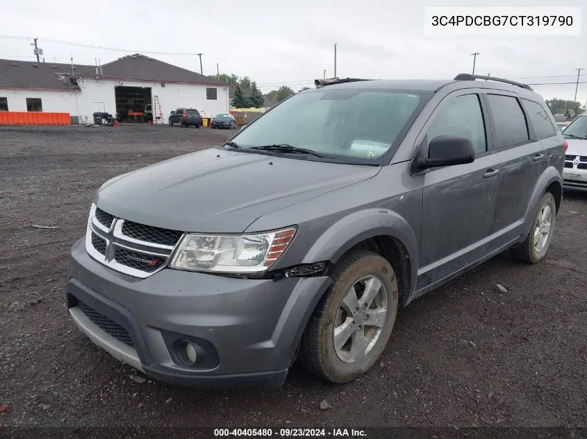 2012 Dodge Journey Sxt VIN: 3C4PDCBG7CT319790 Lot: 40405480