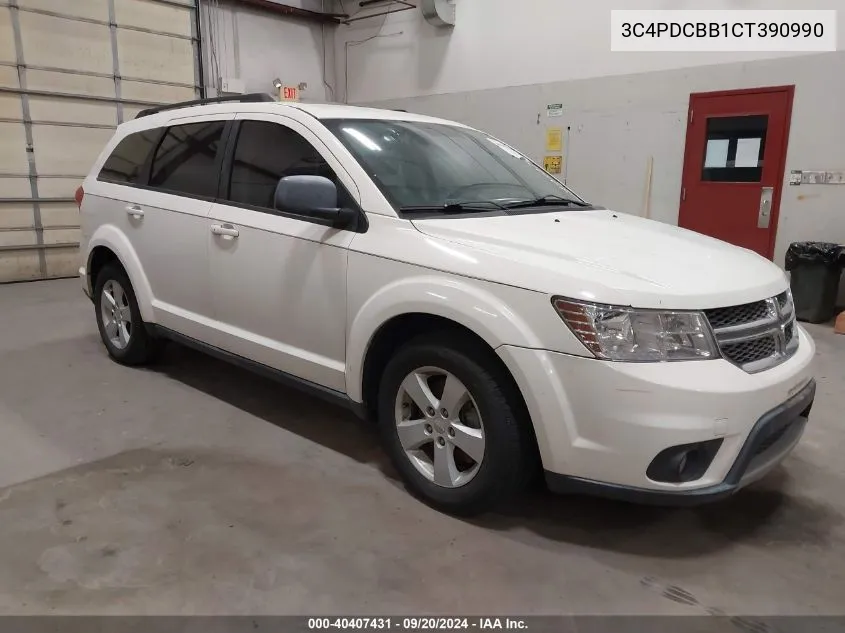 2012 Dodge Journey Sxt VIN: 3C4PDCBB1CT390990 Lot: 40407431