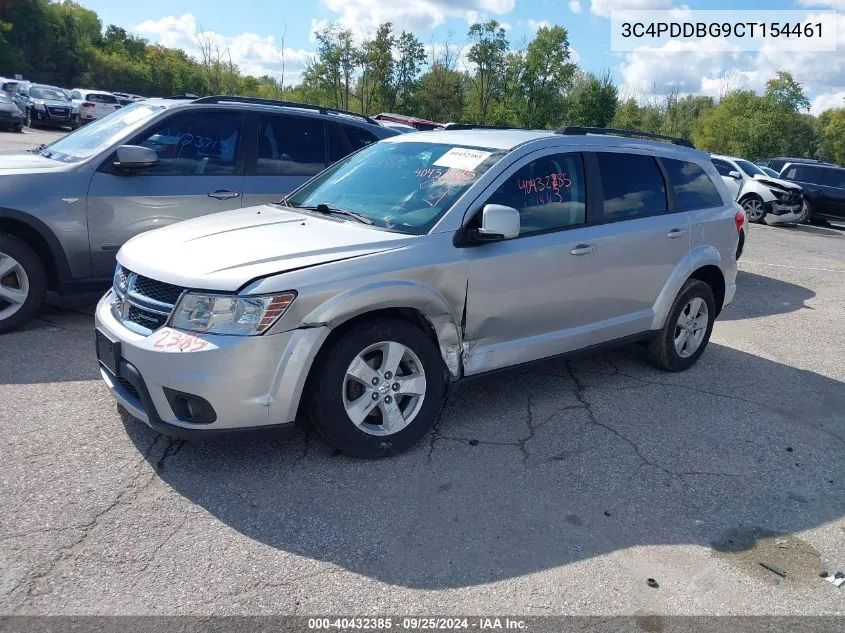 2012 Dodge Journey Sxt VIN: 3C4PDDBG9CT154461 Lot: 40432385