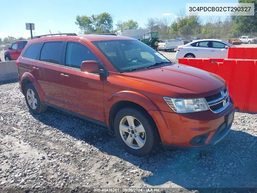 2012 Dodge Journey Sxt VIN: 3C4PDCBG2CT290327 Lot: 40436281