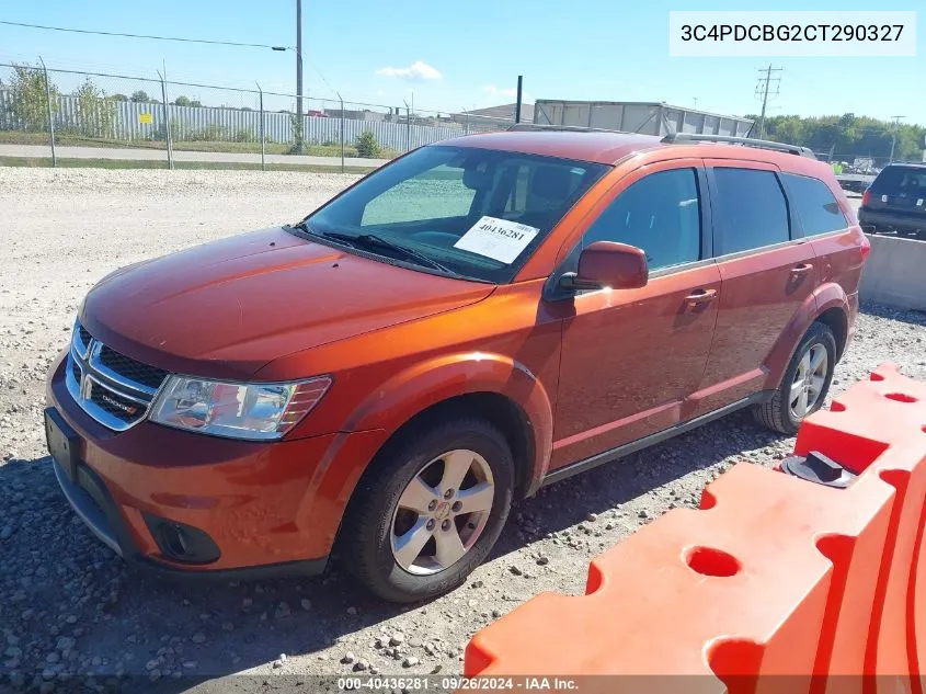 2012 Dodge Journey Sxt VIN: 3C4PDCBG2CT290327 Lot: 40436281