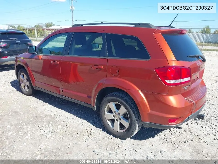 2012 Dodge Journey Sxt VIN: 3C4PDCBG2CT290327 Lot: 40436281