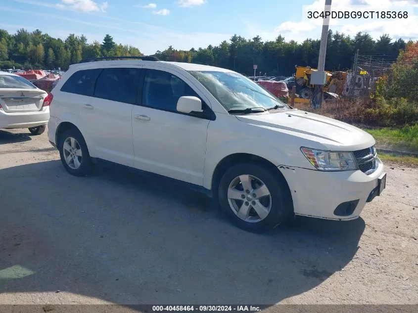 2012 Dodge Journey Sxt VIN: 3C4PDDBG9CT185368 Lot: 40458464