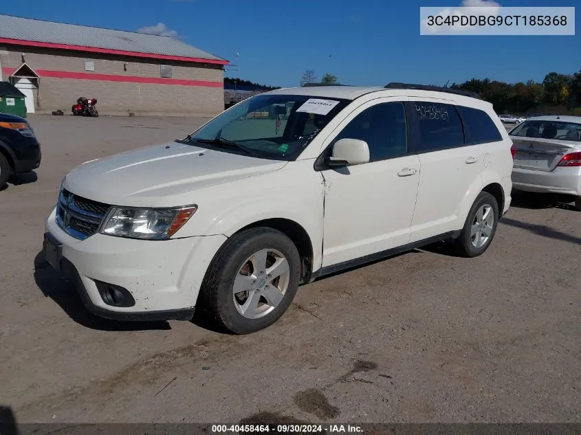 2012 Dodge Journey Sxt VIN: 3C4PDDBG9CT185368 Lot: 40458464