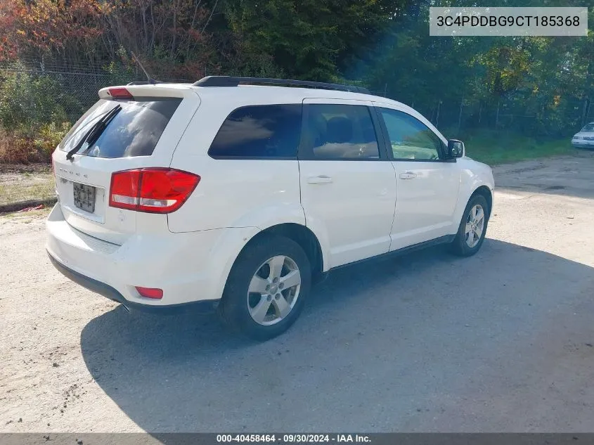 2012 Dodge Journey Sxt VIN: 3C4PDDBG9CT185368 Lot: 40458464