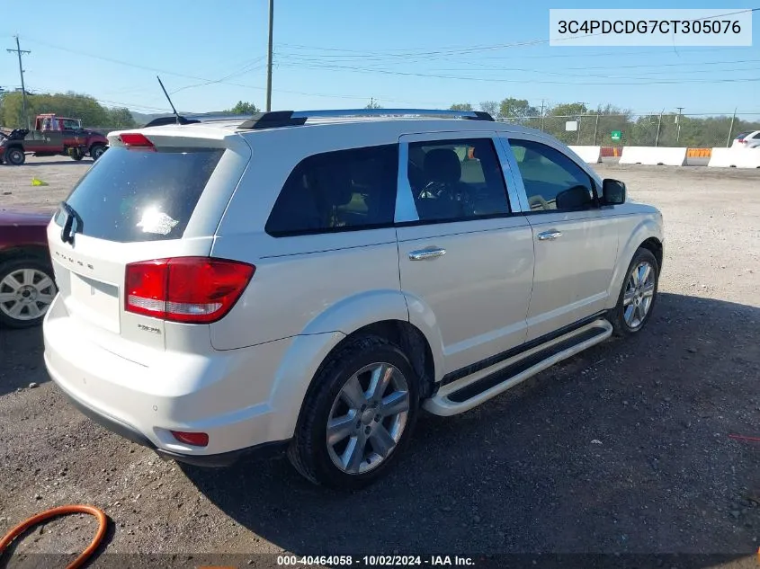 2012 Dodge Journey Crew VIN: 3C4PDCDG7CT305076 Lot: 40464058