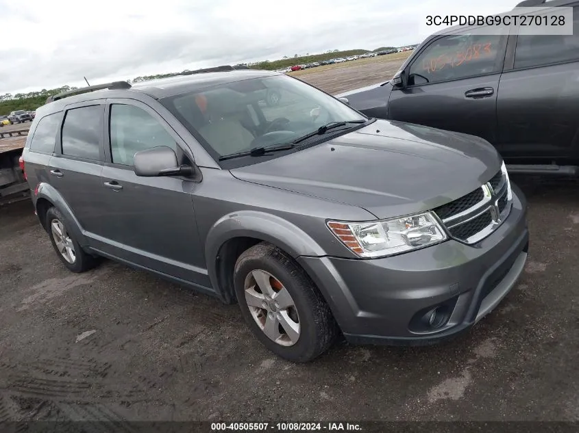 2012 Dodge Journey Sxt VIN: 3C4PDDBG9CT270128 Lot: 40505507