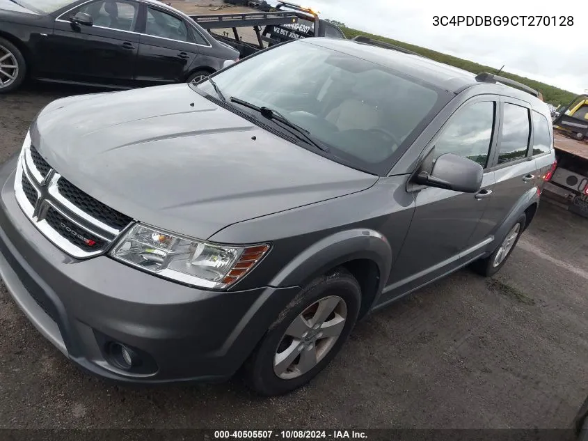 2012 Dodge Journey Sxt VIN: 3C4PDDBG9CT270128 Lot: 40505507