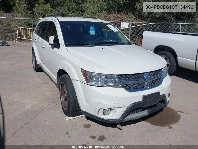 2012 Dodge Journey Sxt VIN: 3C4PDCBG1CT134490 Lot: 40613939