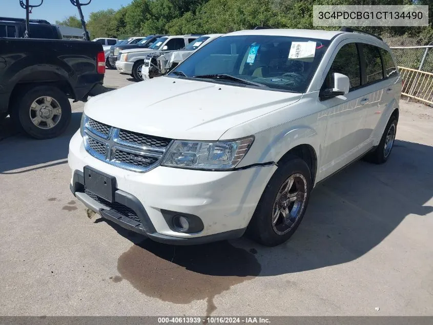 2012 Dodge Journey Sxt VIN: 3C4PDCBG1CT134490 Lot: 40613939