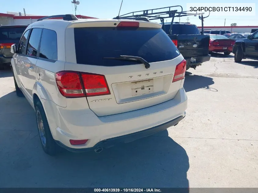 2012 Dodge Journey Sxt VIN: 3C4PDCBG1CT134490 Lot: 40613939