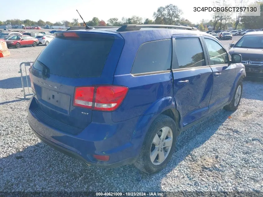 3C4PDCBG5CT257130 2012 Dodge Journey Sxt