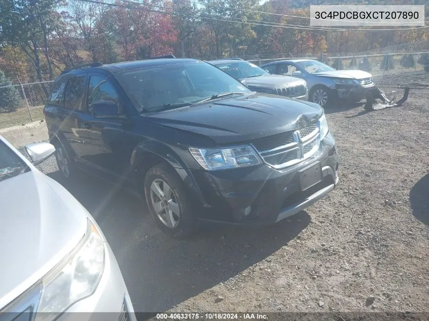 2012 Dodge Journey Sxt VIN: 3C4PDCBGXCT207890 Lot: 40633175