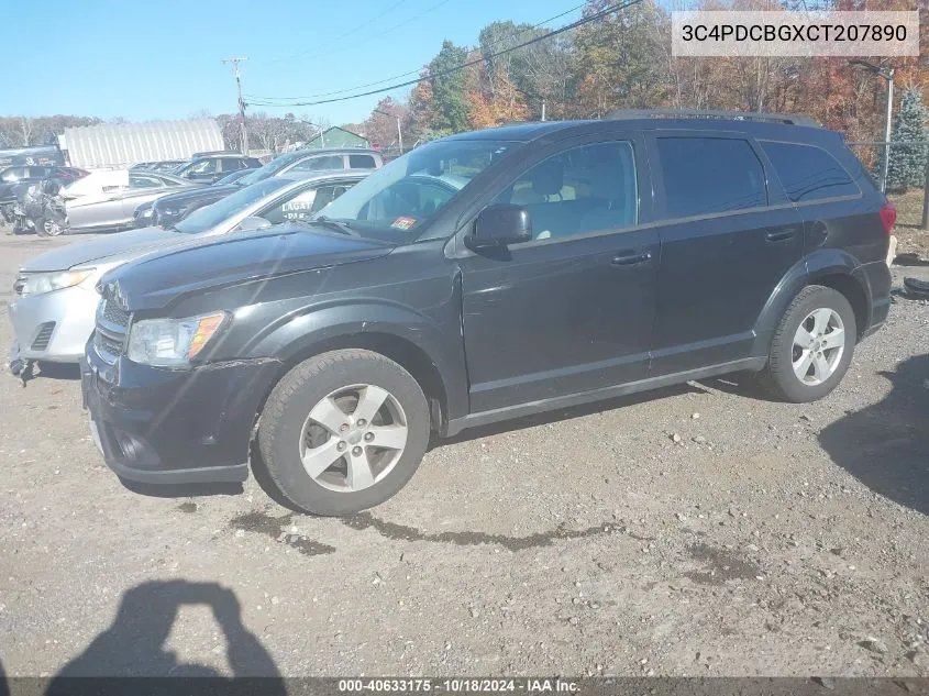 2012 Dodge Journey Sxt VIN: 3C4PDCBGXCT207890 Lot: 40633175