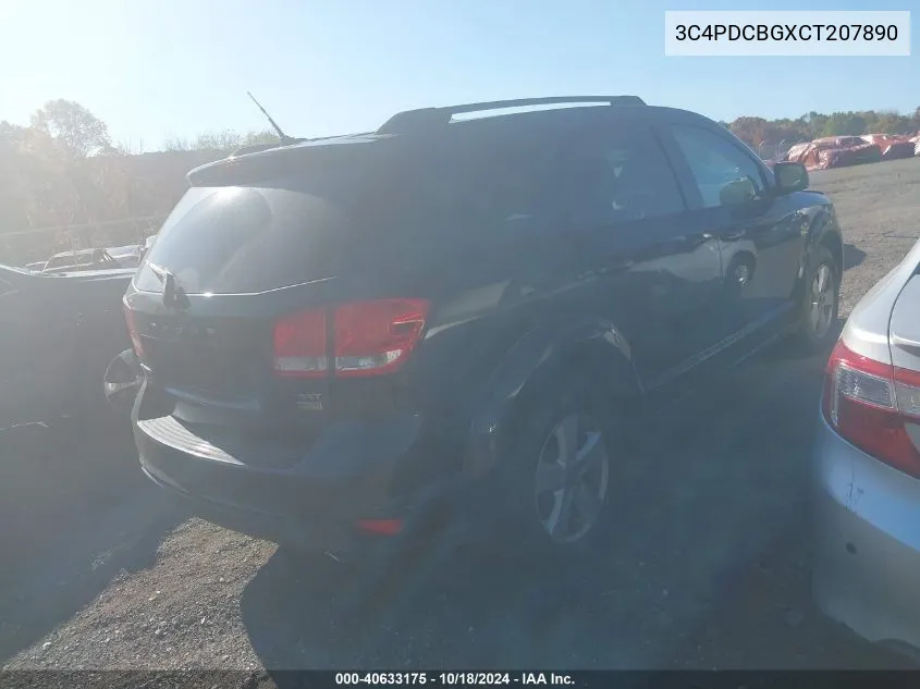 2012 Dodge Journey Sxt VIN: 3C4PDCBGXCT207890 Lot: 40633175