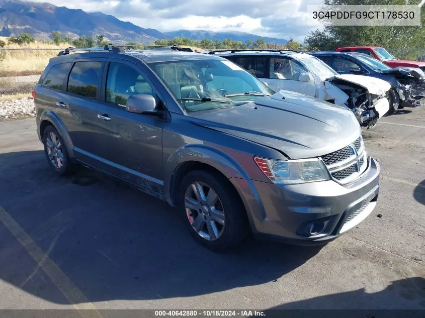 2012 Dodge Journey R/T VIN: 3C4PDDFG9CT178530 Lot: 40642880