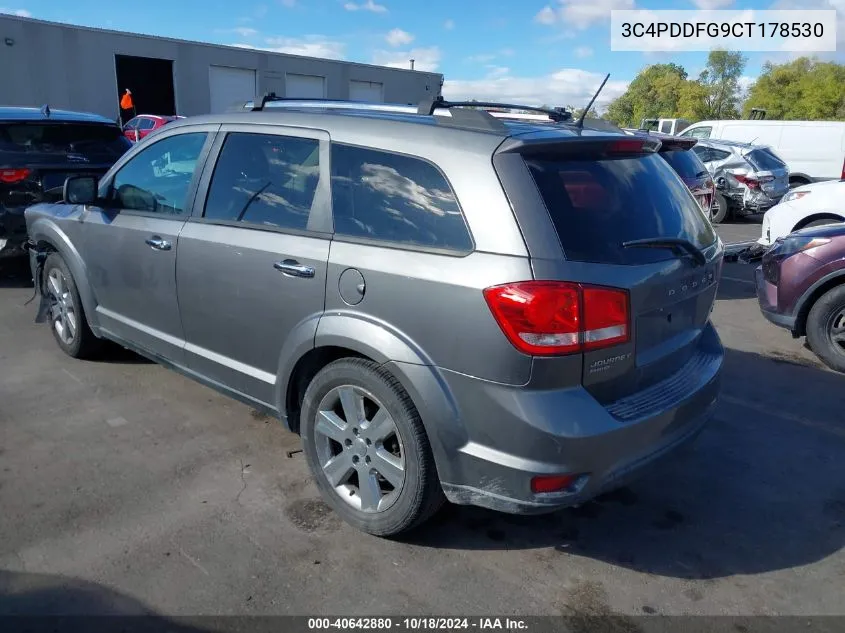 2012 Dodge Journey R/T VIN: 3C4PDDFG9CT178530 Lot: 40642880