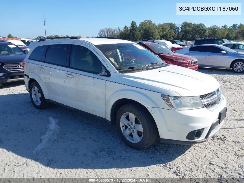 3C4PDCBGXCT187060 2012 Dodge Journey Sxt