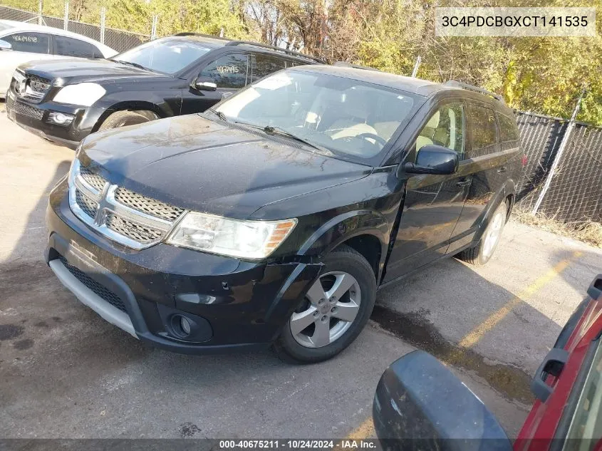 2012 Dodge Journey Sxt VIN: 3C4PDCBGXCT141535 Lot: 40675211