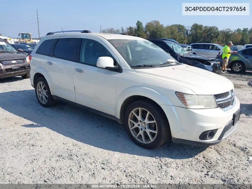 2012 Dodge Journey Crew VIN: 3C4PDDDG4CT297654 Lot: 40706900