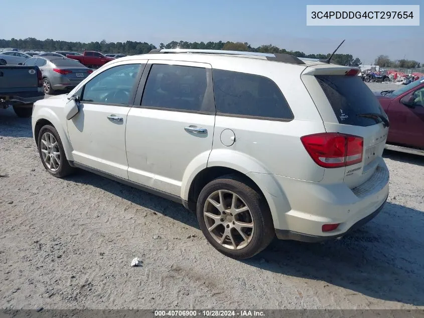 2012 Dodge Journey Crew VIN: 3C4PDDDG4CT297654 Lot: 40706900