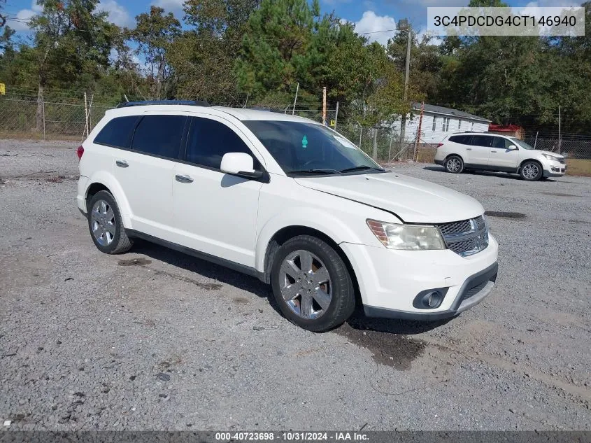 2012 Dodge Journey Crew VIN: 3C4PDCDG4CT146940 Lot: 40723698