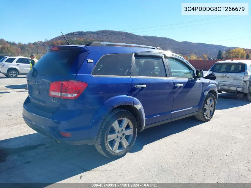 2012 Dodge Journey Crew VIN: 3C4PDDDG8CT266679 Lot: 40749951