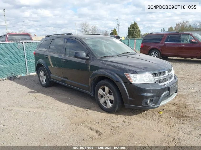 2012 Dodge Journey Sxt VIN: 3C4PDCBG9CT181055 Lot: 40767939