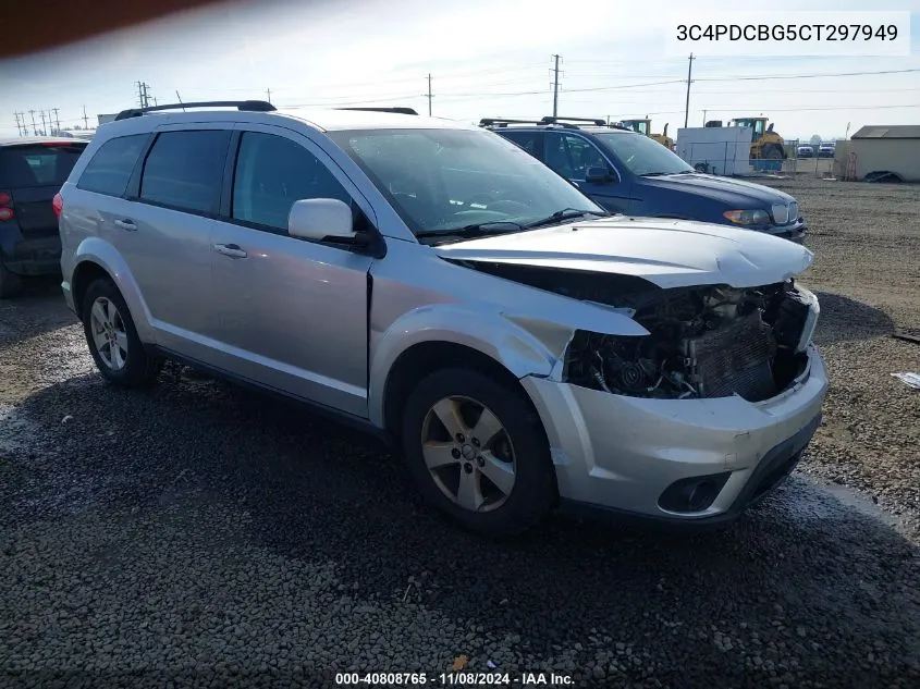 2012 Dodge Journey Sxt VIN: 3C4PDCBG5CT297949 Lot: 40808765