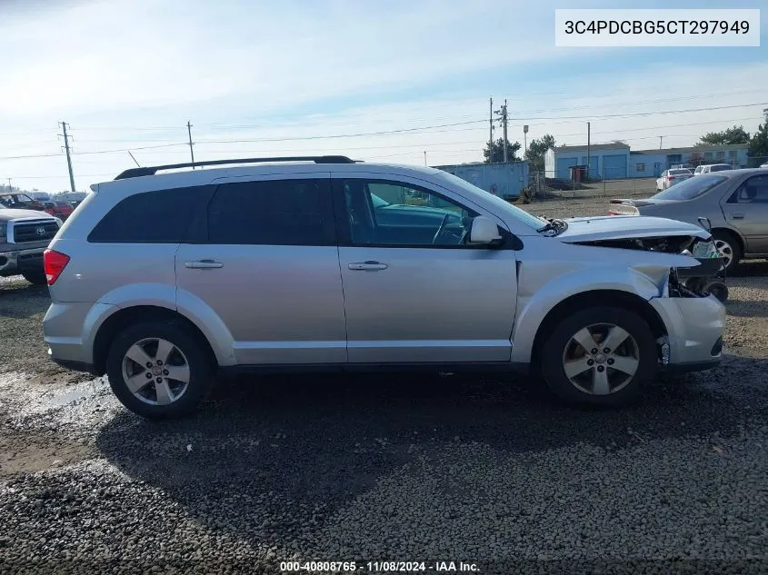 2012 Dodge Journey Sxt VIN: 3C4PDCBG5CT297949 Lot: 40808765