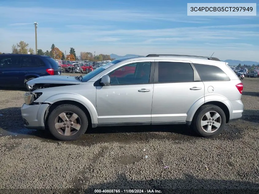 2012 Dodge Journey Sxt VIN: 3C4PDCBG5CT297949 Lot: 40808765