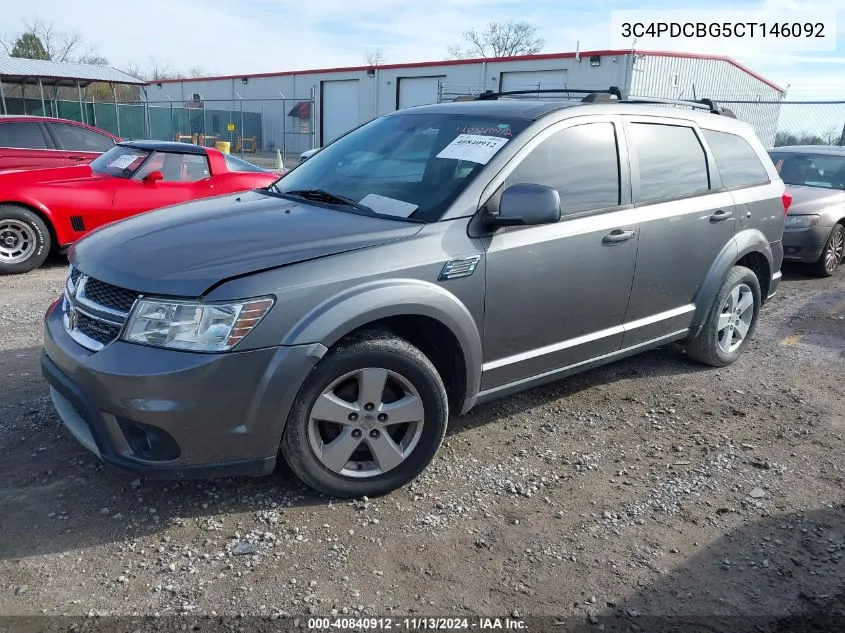 2012 Dodge Journey Sxt VIN: 3C4PDCBG5CT146092 Lot: 40840912