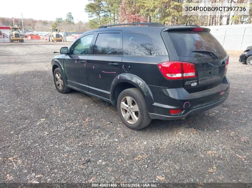 3C4PDDBG9CT397736 2012 Dodge Journey Sxt