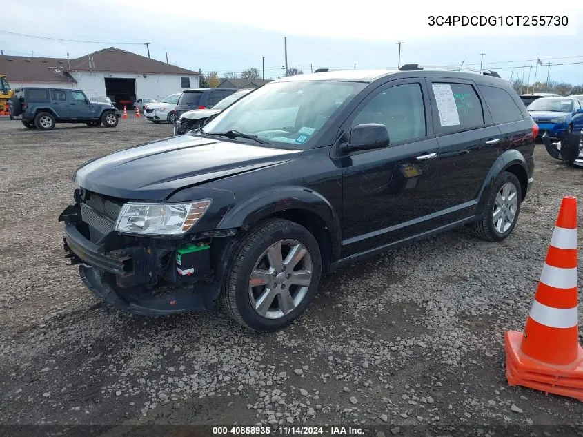 2012 Dodge Journey Crew VIN: 3C4PDCDG1CT255730 Lot: 40858935