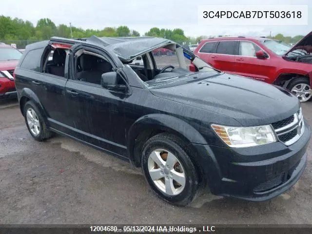 2013 Dodge Journey Cvp/Se Plus VIN: 3C4PDCAB7DT503618 Lot: 12004680