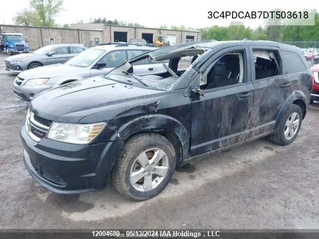 2013 Dodge Journey Cvp/Se Plus VIN: 3C4PDCAB7DT503618 Lot: 12004680