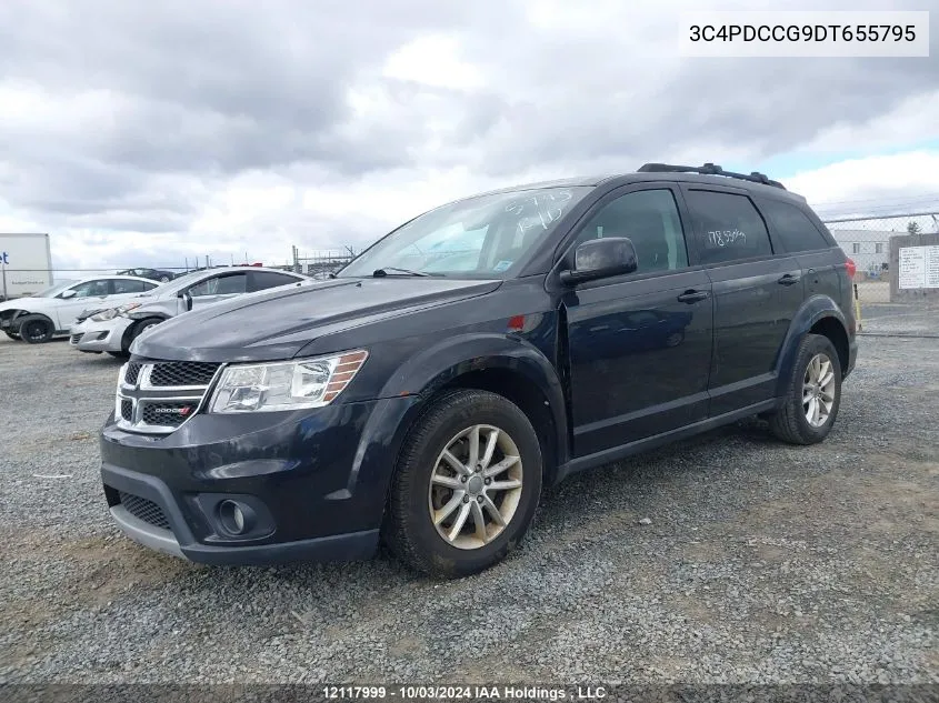 2013 Dodge Journey Sxt VIN: 3C4PDCCG9DT655795 Lot: 12117999