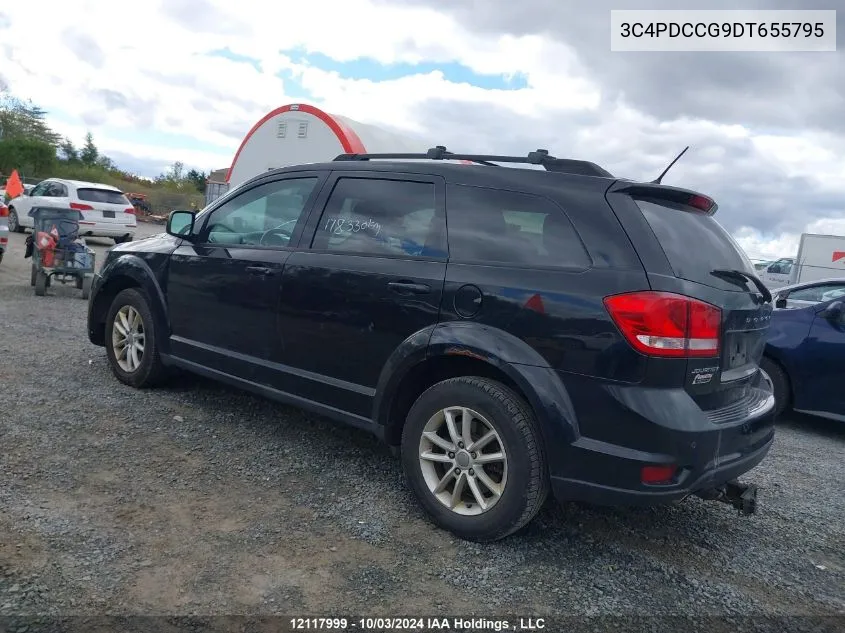 2013 Dodge Journey Sxt VIN: 3C4PDCCG9DT655795 Lot: 12117999