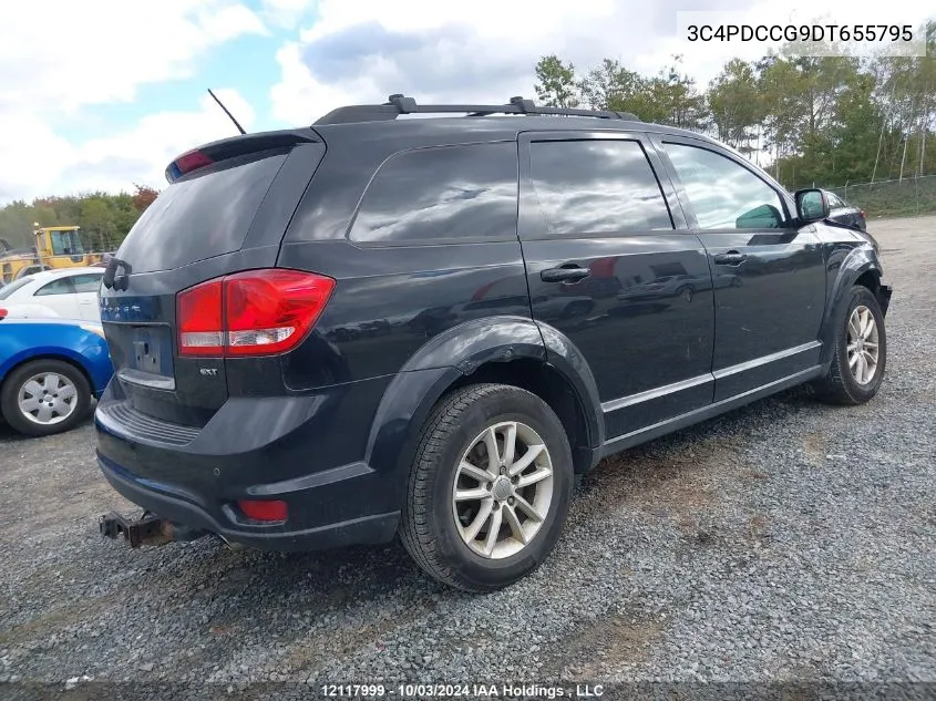 2013 Dodge Journey Sxt VIN: 3C4PDCCG9DT655795 Lot: 12117999