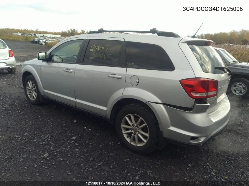 3C4PDCCG4DT625006 2013 Dodge Journey Sxt