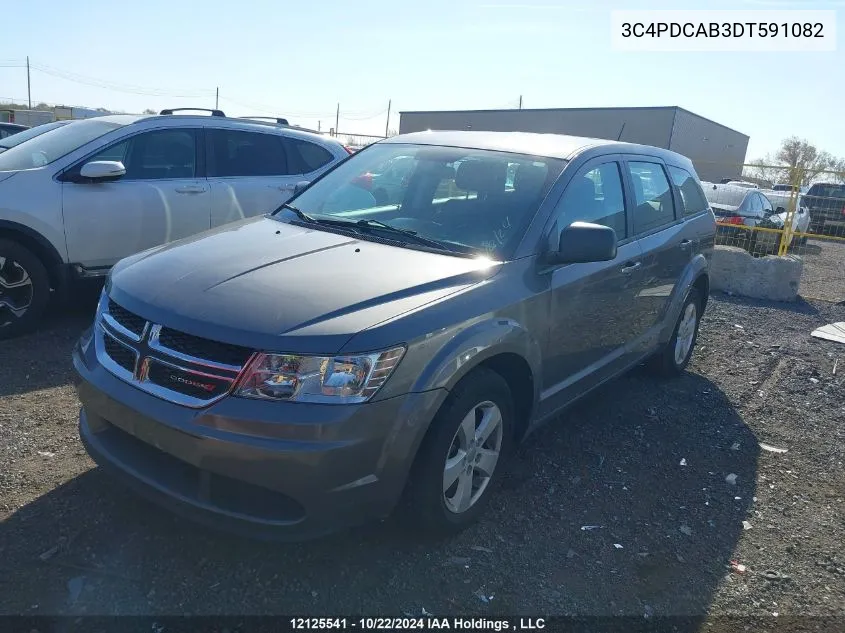 2013 Dodge Journey Se VIN: 3C4PDCAB3DT591082 Lot: 12125541