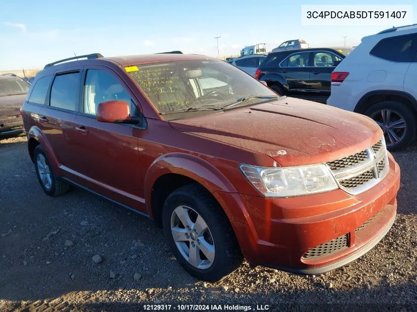 2013 Dodge Journey Cvp/Se Plus VIN: 3C4PDCAB5DT591407 Lot: 12129317