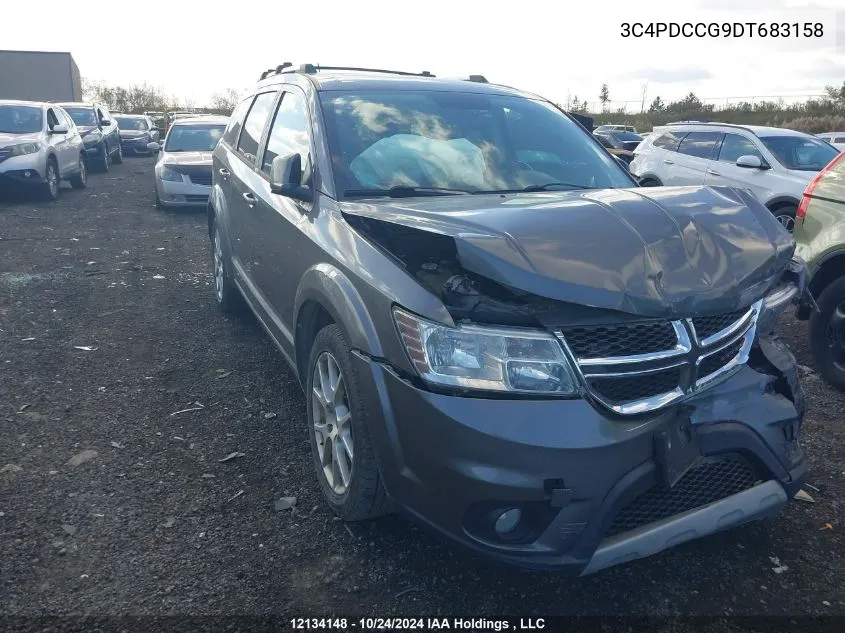 2013 Dodge Journey Sxt/Crew VIN: 3C4PDCCG9DT683158 Lot: 12134148